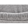 Scaun living/sufragerie Halmar K422, cadru metal, stil clasic, 51x61x87x51cm, textil, gri