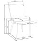Scaun elegant Gloria, pentru living, tapiterie catifea verde, inaltime 86 cm Scaun elegant Gloria, pentru living, tapiterie catifea verde, inaltime 86 cm