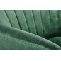 Scaun elegant Theo, tapitat cu catifea verde, tip fotoliu, cadru metal, 58x53x80x51 cm Scaun elegant Theo, tapitat cu catifea verde, tip fotoliu, cadru metal, 58x53x80x51 cm