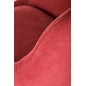 Scaun modern tapitat Genova, catifea rosie, pentru living/sufragerie, cadru otel vopsit cu pulbere Scaun modern tapitat Genova, catifea rosie, pentru living/sufragerie, cadru otel vopsit cu pulbere