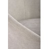 Scaun tapitat living/sufragerie Halmar K431, cadru metal,  stil modern, 55x54x84x47cm, catifea, gri
