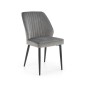 Scaun pentru living, catifea moderna, baza metalica, 48x57x85x49 cm, gri Scaun pentru living, catifea moderna, baza metalica, 48x57x85x49 cm, gri