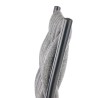 Scaun living/sufragerie Halmar K435, cadru metal,  stil modern, 48x55x94x48cm, textil, gri