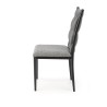 Scaun living/sufragerie Halmar K435, cadru metal,  stil modern, 48x55x94x48cm, textil, gri