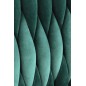 Scaun tapitat cu catifea Amanda, amplasare in dining, cadru otel cromat auriu, stil glamour, 48x55x94x48 cm, verde