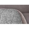 Scaun living/sufragerie Halmar K439, cadru metal,  stil modern, 55x54x86x50cm, textil, gri