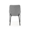 Scaun living/sufragerie Halmar K439, cadru metal,  stil modern, 55x54x86x50cm, textil, gri