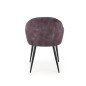 Scaun tapitat living, tip fotoliu, tapiterie catifea, cadru metal, stil modern, 60x58x82x51 cm Scaun tapitat living, tip fotoliu, tapiterie catifea, cadru metal, stil modern, 60x58x82x51 cm