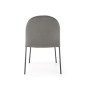 Scaun tapitat sufragerie, stil modern, inaltime 84 cm, catifea si cadru otel Scaun tapitat sufragerie, stil modern, inaltime 84 cm, catifea si cadru otel