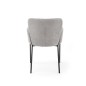 Scaun living tapitat, tesatura gri, cadru metal, picioare drepte, stil modern, 54x58x80x46 cm Scaun living tapitat, tesatura gri, cadru metal, picioare drepte, stil modern, 54x58x80x46 cm