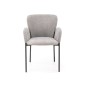 Scaun living tapitat, tesatura gri, cadru metal, picioare drepte, stil modern, 54x58x80x46 cm Scaun living tapitat, tesatura gri, cadru metal, picioare drepte, stil modern, 54x58x80x46 cm