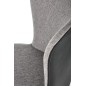 Scaun living tapitat, metalic, stil scandinav, tesatura si piele eco, 49x54x87x46 cm Scaun living tapitat, metalic, stil scandinav, tesatura si piele eco, 49x54x87x46 cm