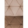 Scaun tapitat living/sufragerie Halmar K453, cadru metal, spatar matlasat, stil modern, 48x53x86x50cm, catifea, bej