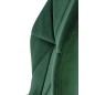 Scaun tapitat Briana, catifea verde, cadru metal, inaltime 86 cm, stil modern Scaun tapitat Briana, catifea verde, cadru metal, inaltime 86 cm, stil modern