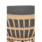 Scaun stil scandinav din ratan sintetic, cadru metalic, picioare antiderapante, maro/gri Scaun stil scandinav din ratan sintetic, cadru metalic, picioare antiderapante, maro/gri