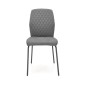 Scaun bucatarie si dining, tapiterie stofa, cadru metalic, gri, 46x56x92x50 cm Scaun bucatarie si dining, tapiterie stofa, cadru metalic, gri, 46x56x92x50 cm