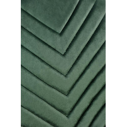 Scaun tapitat living/sufragerie Halmar K462, cadru metal,  stil clasic, 45x57x82x48cm, catifea, verde