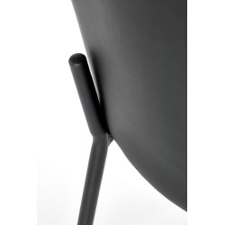 Scaun tapitat living/sufragerie Halmar K471, cadru metal,  stil clasic, 50x58x85x48cm, stofa, gri