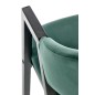 Scaun modern Xonia, amplasare dining, cadru metalic, catifea verde, inaltime 82 cm Scaun modern Xonia, amplasare dining, cadru metalic, catifea verde, inaltime 82 cm