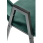 Scaun modern Xonia, amplasare dining, cadru metalic, catifea verde, inaltime 82 cm Scaun modern Xonia, amplasare dining, cadru metalic, catifea verde, inaltime 82 cm
