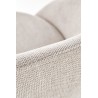 Scaun living/sufragerie Halmar K482, cadru metal,  stil modern, 61x59x78x49cm, textil, bej