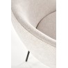 Scaun living/sufragerie Halmar K482, cadru metal,  stil modern, 61x59x78x49cm, textil, bej