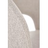 Scaun tapitat living/sufragerie Halmar K486, cadru metal, stil modern, 51x57x77x47cm, stofa, bej