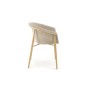 Scaun stil scandinav pentru living, cadru metalic, tapiterie stofa bej, 59x56x80x46 cm Scaun stil scandinav pentru living, cadru metalic, tapiterie stofa bej, 59x56x80x46 cm