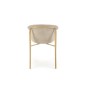 Scaun stil scandinav pentru living, cadru metalic, tapiterie stofa bej, 59x56x80x46 cm Scaun stil scandinav pentru living, cadru metalic, tapiterie stofa bej, 59x56x80x46 cm