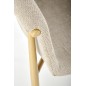Scaun stil scandinav pentru living, cadru metalic, tapiterie stofa bej, 59x56x80x46 cm Scaun stil scandinav pentru living, cadru metalic, tapiterie stofa bej, 59x56x80x46 cm