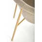 Scaun stil scandinav pentru living, cadru metalic, tapiterie stofa bej, 59x56x80x46 cm Scaun stil scandinav pentru living, cadru metalic, tapiterie stofa bej, 59x56x80x46 cm