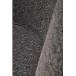 Scaun living/sufragerie Halmar K489, cadru lemn,  stil scandinav, 59x56x80x46cm, textil, gri