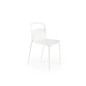 Scaun stivuibil bucatarie, constructie polipropilena, stil scandinav, inaltime 80 cm, alb Scaun stivuibil bucatarie, constructie polipropilena, stil scandinav, inaltime 80 cm, alb