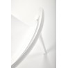Scaun dining/bucatarie Halmar K490, cadru polipropilena, stivuibil, stil scandinav, 46x55x80x46cm, polipropilena, alb