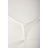 Scaun dining/bucatarie Halmar K490, cadru polipropilena, stivuibil, stil scandinav, 46x55x80x46cm, polipropilena, alb