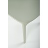Scaun dining/bucatarie Halmar K490, cadru polipropilena, stivuibil, stil scandinav, 46x55x80x46cm, polipropilena, verde