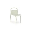 Scaun dining/bucatarie Halmar K490, cadru polipropilena, stivuibil, stil scandinav, 46x55x80x46cm, polipropilena, verde