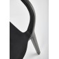 Scaun dining/bucatarie, stil scandinav, polipropilena, 60x56x76x44 cm, negru Scaun dining/bucatarie, stil scandinav, polipropilena, 60x56x76x44 cm, negru