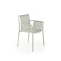 Scaun de exterior, stil scandinav, inaltime 84 cm, cadru polipropilena, gri Scaun de exterior, stil scandinav, inaltime 84 cm, cadru polipropilena, gri