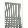 Scaun gradina Halmar K492, cadru polipropilena, stivuibil, stil scandinav, 60x56x84x45cm, polipropilena, gri