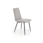 Scaun dining, cadru metalic, tapiterie gri, inaltime 92 cm, latime 47 cm, stil clasic Scaun dining, cadru metalic, tapiterie gri, inaltime 92 cm, latime 47 cm, stil clasic