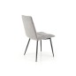 Scaun dining, cadru metalic, tapiterie gri, inaltime 92 cm, latime 47 cm, stil clasic Scaun dining, cadru metalic, tapiterie gri, inaltime 92 cm, latime 47 cm, stil clasic