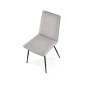 Scaun dining, cadru metalic, tapiterie gri, inaltime 92 cm, latime 47 cm, stil clasic Scaun dining, cadru metalic, tapiterie gri, inaltime 92 cm, latime 47 cm, stil clasic