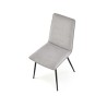 Scaun dining/bucatarie Halmar K493, cadru metal, stil clasic, 47x60x92x47cm, textil, gri