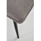 Scaun dining, cadru metalic, tapiterie gri, inaltime 92 cm, latime 47 cm, stil clasic Scaun dining, cadru metalic, tapiterie gri, inaltime 92 cm, latime 47 cm, stil clasic