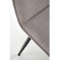 Scaun dining, cadru metalic, tapiterie gri, inaltime 92 cm, latime 47 cm, stil clasic Scaun dining, cadru metalic, tapiterie gri, inaltime 92 cm, latime 47 cm, stil clasic