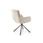 Scaun rotativ 180 grade pentru living, cadru otel, stil modern, inaltime 87 cm, tapiterie textila bej Scaun rotativ 180 grade pentru living, cadru otel, stil modern, inaltime 87 cm, tapiterie textila bej