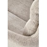 Scaun living/sufragerie Halmar K495, cadru lemn, rotativ 180 grade, stil modern, 60x65x87x51cm, textil, bej