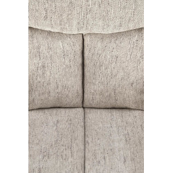 Scaun living/sufragerie Halmar K495, cadru lemn, rotativ 180 grade, stil modern, 60x65x87x51cm, textil, bej