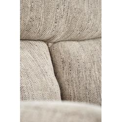 Scaun living/sufragerie Halmar K495, cadru lemn, rotativ 180 grade, stil modern, 60x65x87x51cm, textil, bej